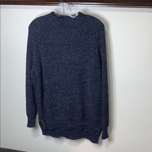 BDG knit navy blue high low tunic sweater